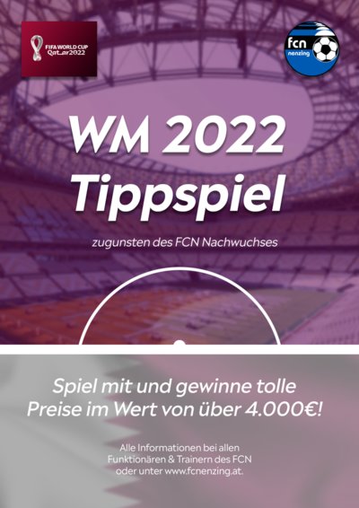 Flyer - WM Tippspiel 2022